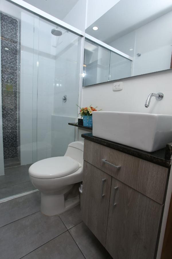 New Studio Apartment For Two Medellin Bagian luar foto